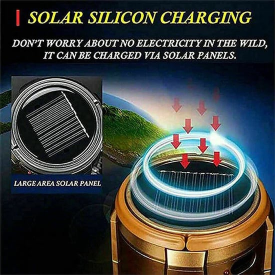 aakip™-(🔥🎁2024 New Year Hot Sale🎁 49%) 6 in 1 Portable Solar LED Camping Lantern