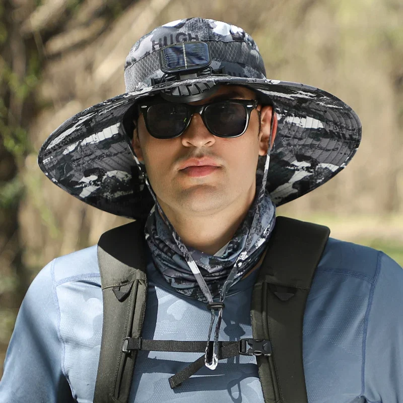 aakip™-🔥EARLY SUMMER SALE 69% OFF⚡- a Outdoor Wide Brim Sun Hat With Solar Fan