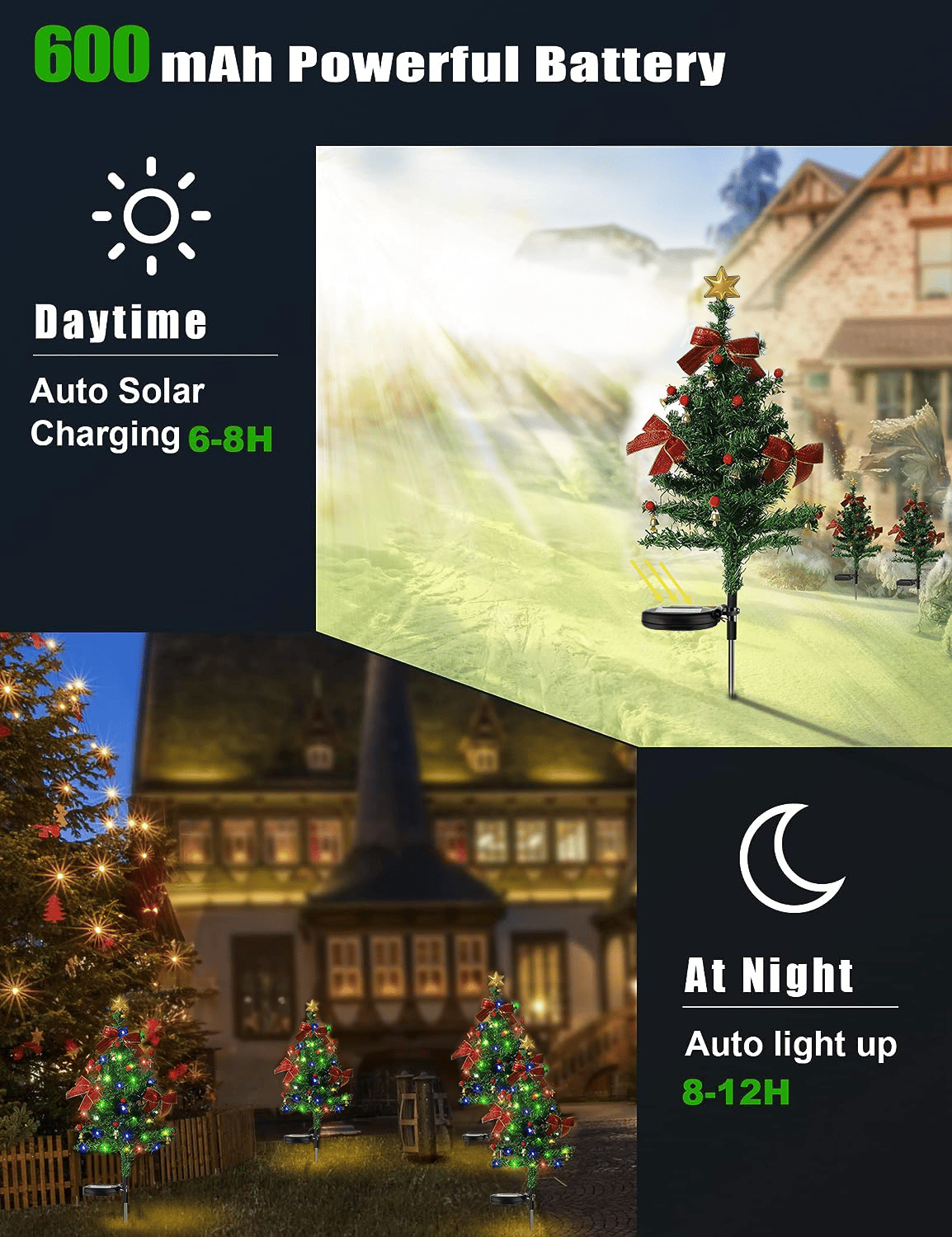 🎄Solar Christmas Trees Lights Outdoor Decoration Waterproof(BUY 3 FREE SHIPPING)