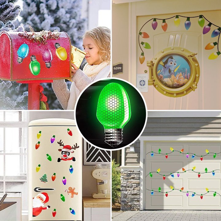 🎁 48% OFF - Magnet Reflective Light Bulb Decorations✨