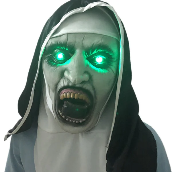 aakip™-👻49%OFF🎃 Halloween Nun Scary Mask