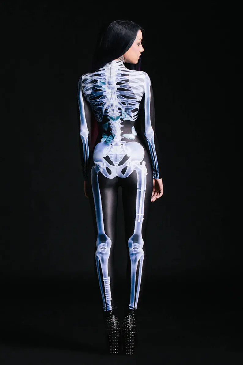 aakipâ˘-đHalloween Sale -SexySkull Bodysuit