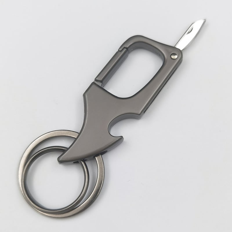 aakip™-🔥49% OFF🔥Multifunctional pendant bottle opener metal double ring key chain