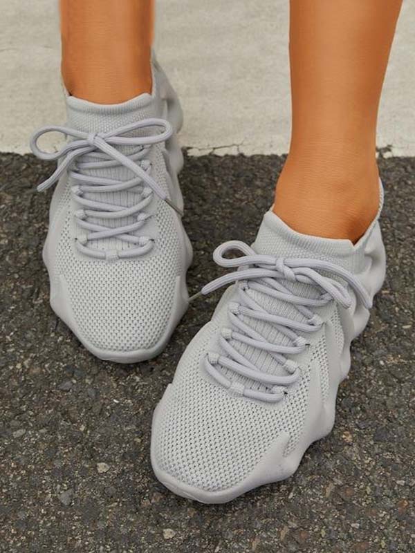 aakip™-Lace-up Knit Breathable Sneakers
