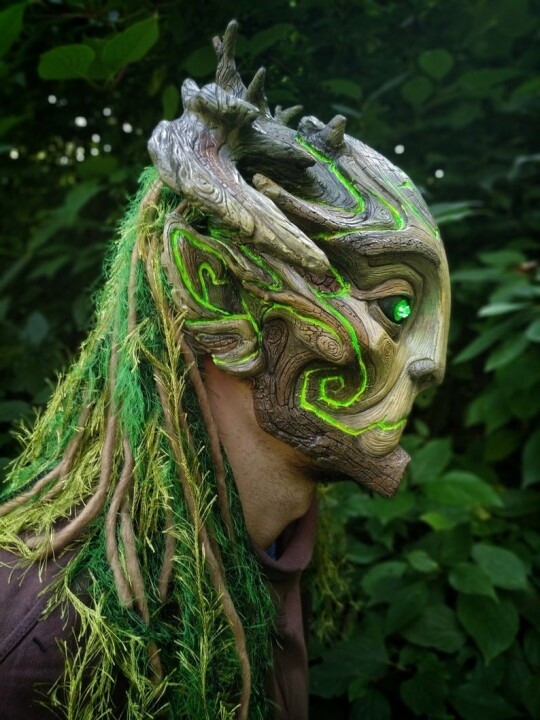 aakip™-Green Man Forest Spirit Mask Costume Accessories Masks