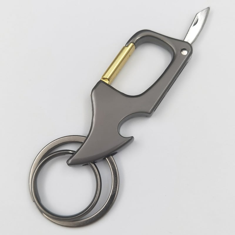 aakip™-🔥49% OFF🔥Multifunctional pendant bottle opener metal double ring key chain