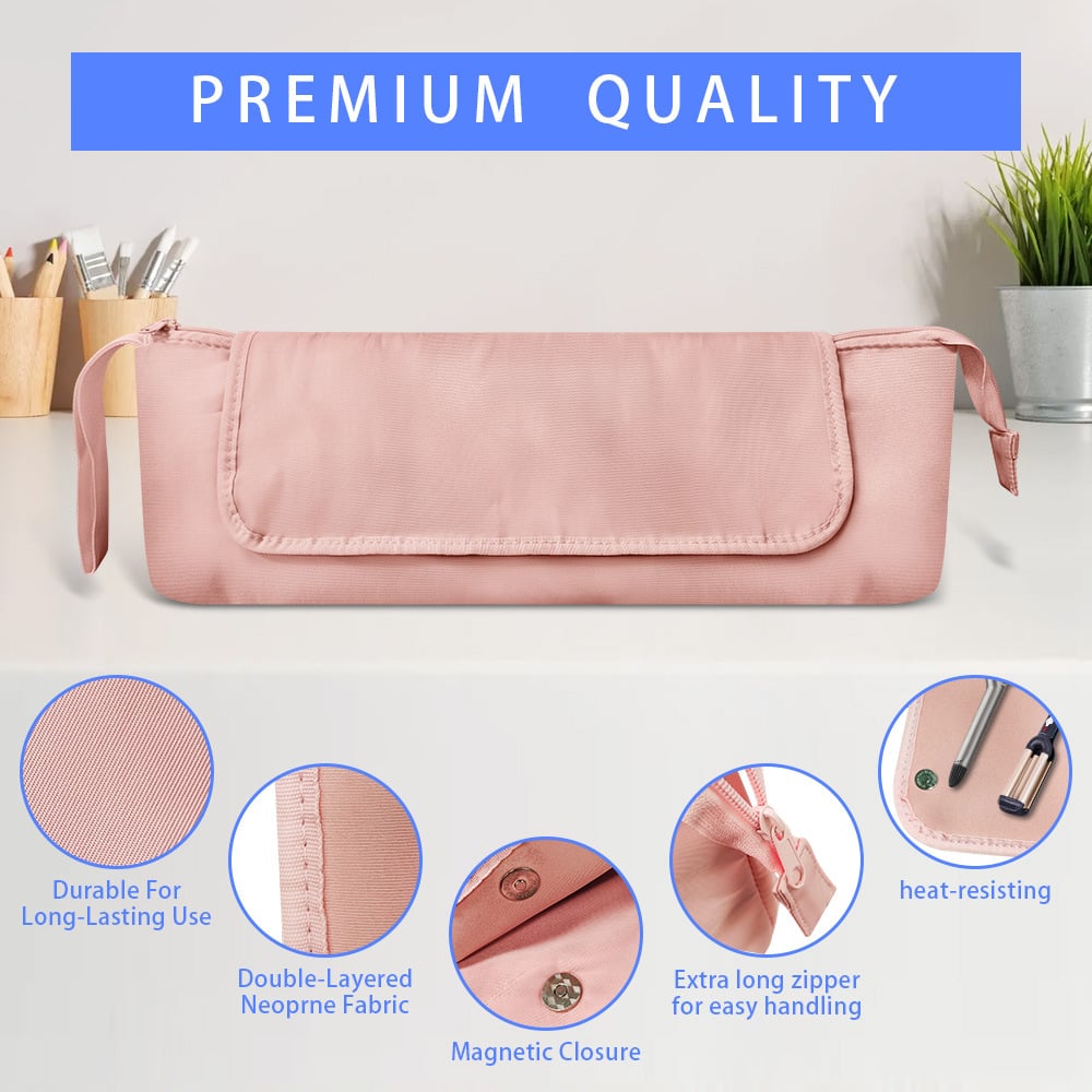 aakip™-Hair Tools Travel Bag and Heat Resistant Mat