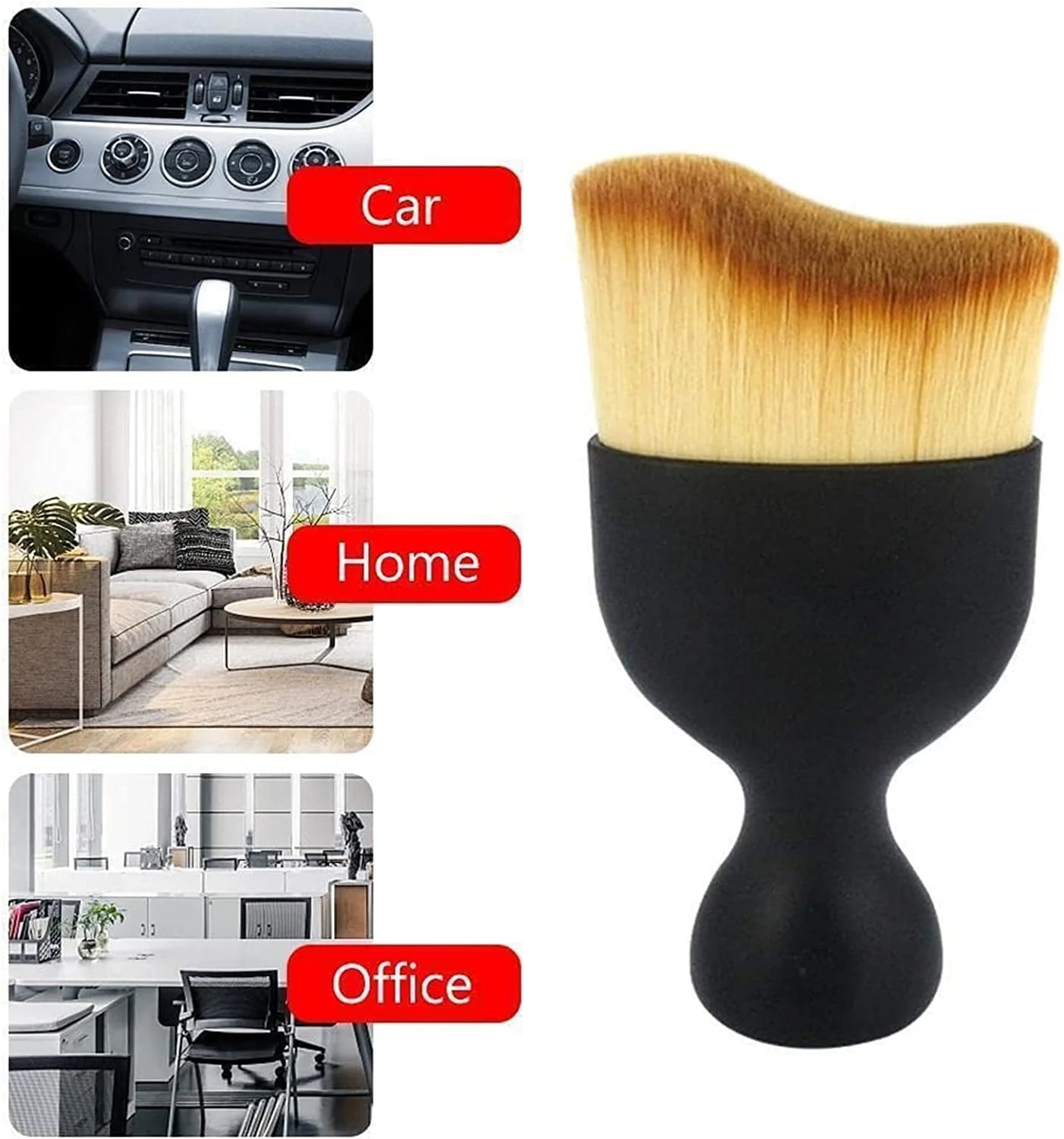 aakip™-🔥Hot Selling🔥Exclusive Logo Customization🚗Car Interior Cleaning Multi-Tool Brush(2PCS)