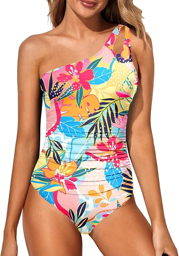 One Shoulder One Piece Swimsuit for Women🔥Buy 2 Save 10% & Free Shipping🔥