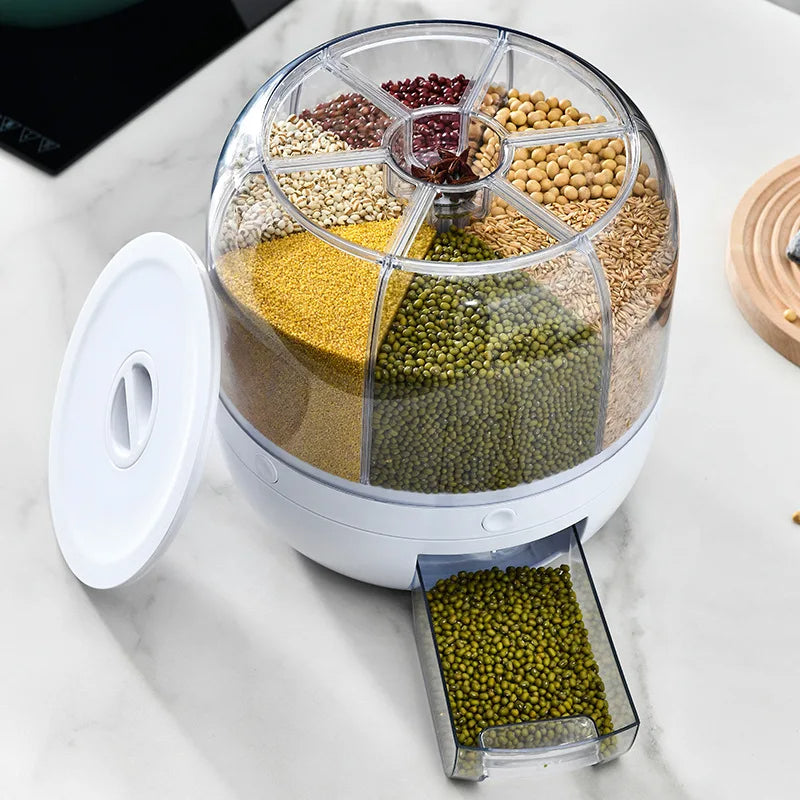 50% OFF🎁Rotary Large Capacity Grain Storage Container