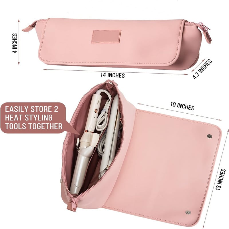 aakip™-Hair Tools Travel Bag and Heat Resistant Mat