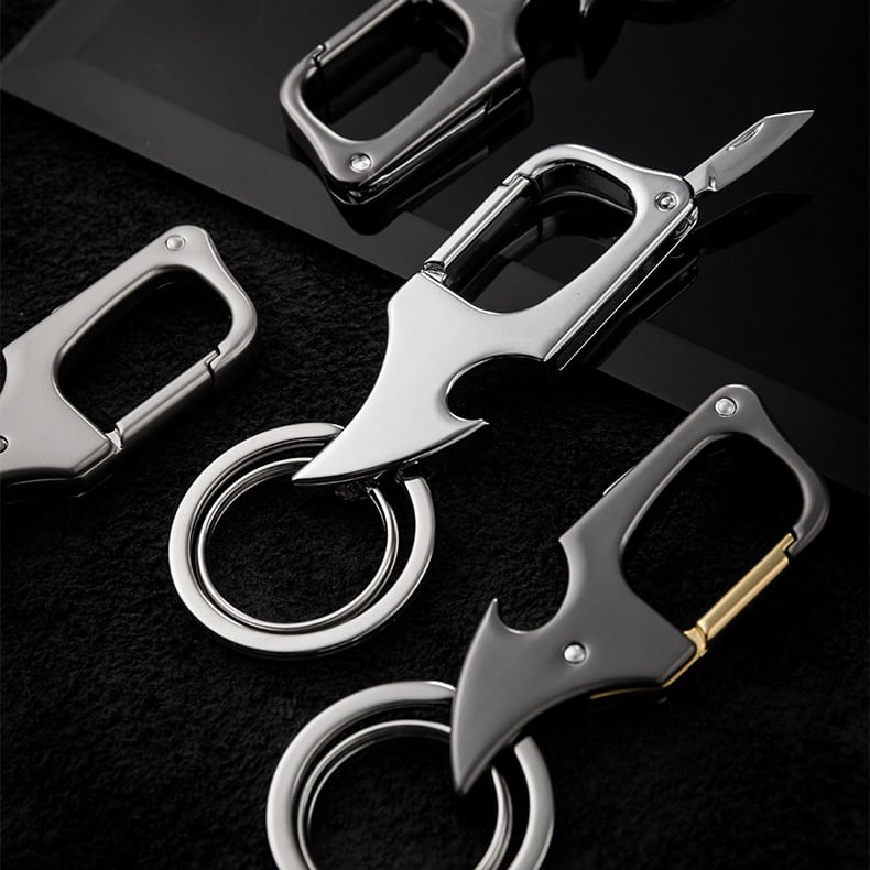 aakip™-🔥49% OFF🔥Multifunctional pendant bottle opener metal double ring key chain