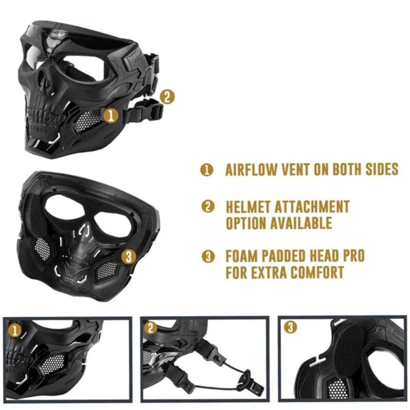 aakip™-GHOST SKULL MASK