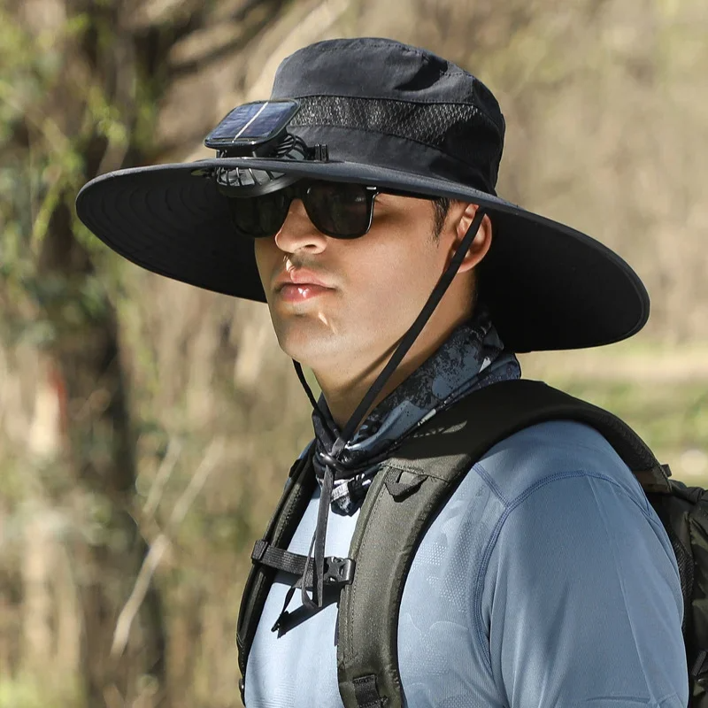 aakip™-🔥EARLY SUMMER SALE 69% OFF⚡- a Outdoor Wide Brim Sun Hat With Solar Fan