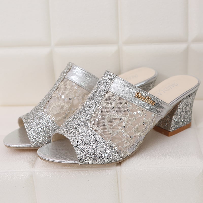 aakip™-😍49% OFF😍 - Women's Glitter Sequins Decor Sandals