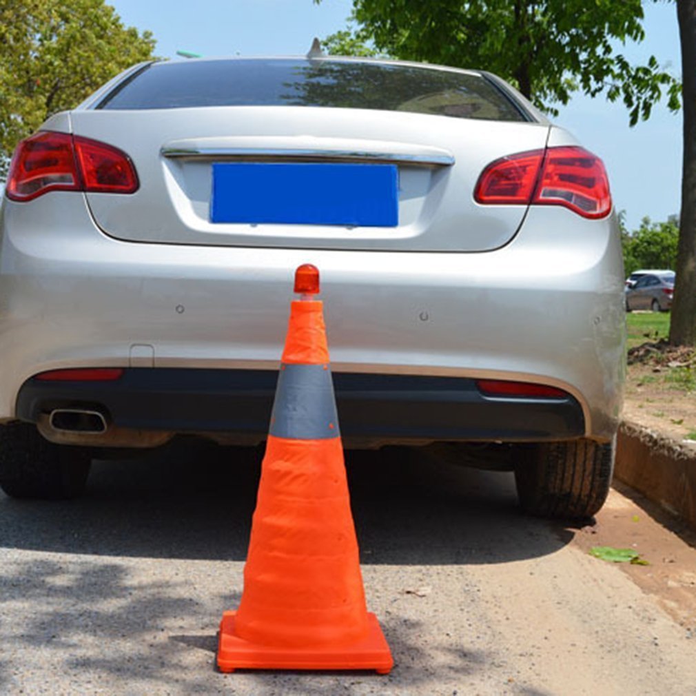 aakip™-Foldable Traffic Reflective Safety Cone with LED Lights