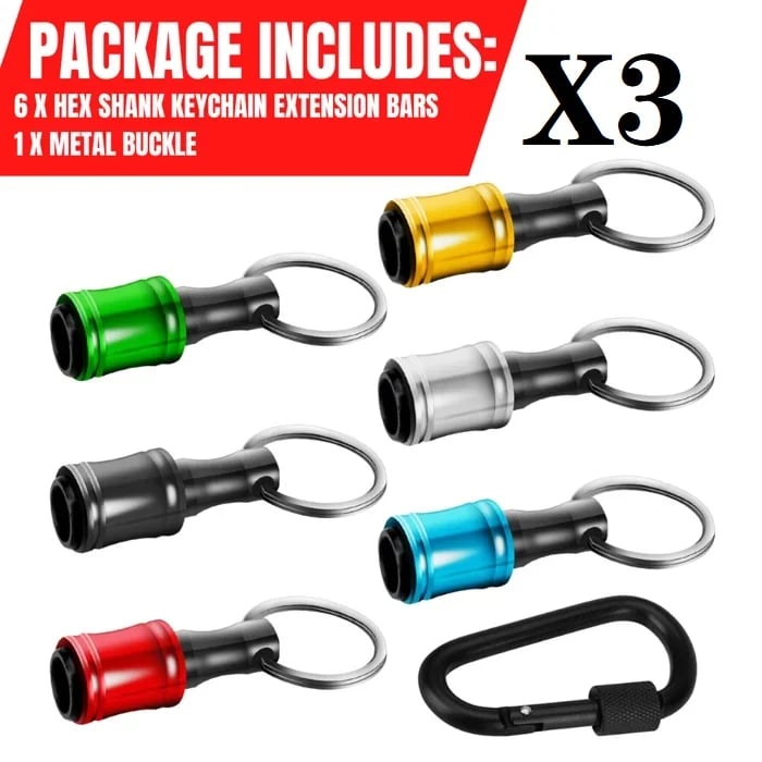 aakip™-🔥1/4" Hexagonal screwdriver head bracket hiking buckle