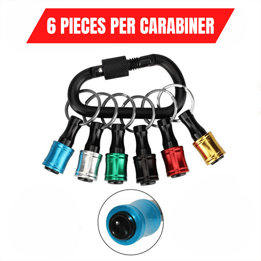 aakip™-🔥1/4" Hexagonal screwdriver head bracket hiking buckle