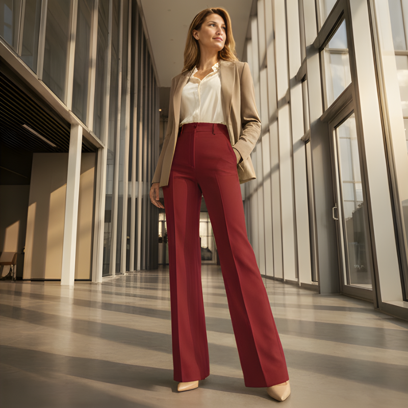 High-Waisted Wide Leg Dress Pants for Women + 50% OFF