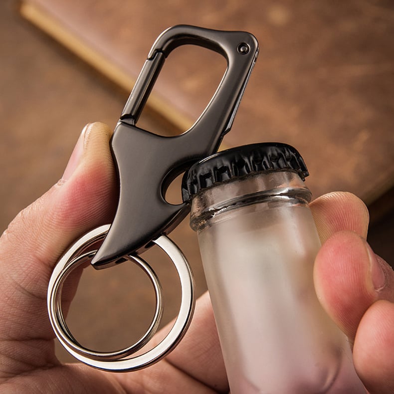 aakip™-🔥49% OFF🔥Multifunctional pendant bottle opener metal double ring key chain