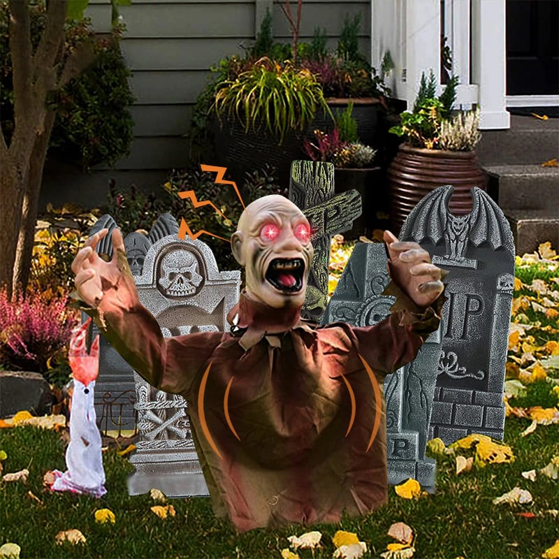 aakip™-🔥🔥🔥(🎃Early Halloween Sale 50% OFF )Swing Ghost Voice Control Decorative Props