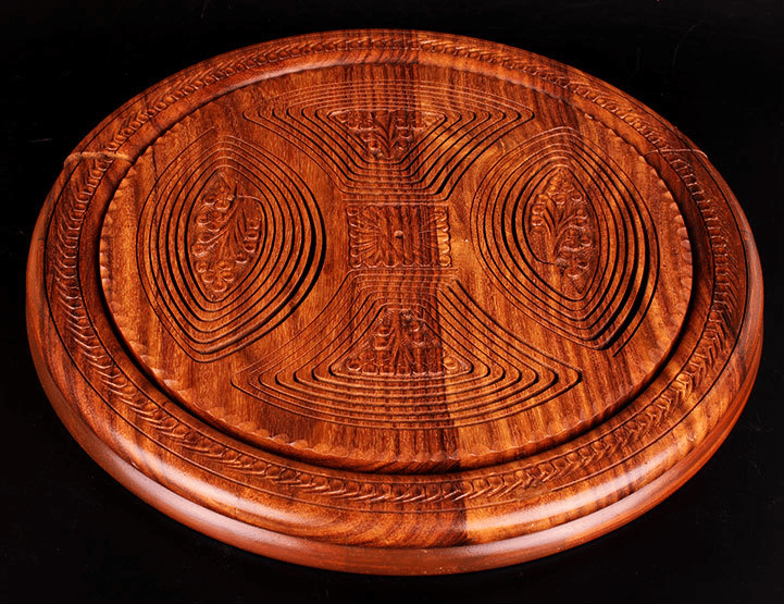 49% OFF🔥-Handmade wood carving fruit plate