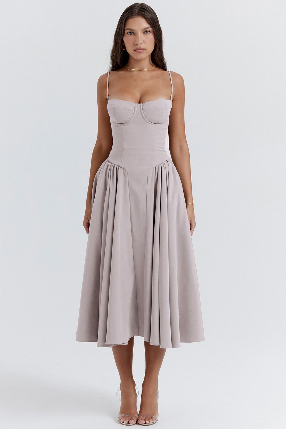 aakip™-Sleeveless Corset Fit Midi Dress(BUY 2 FREE SHIPPING)