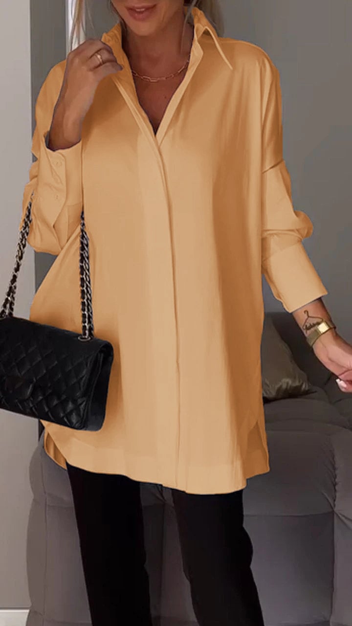 aakip™-Lapel Slit Shirt-buy 2 free shipping