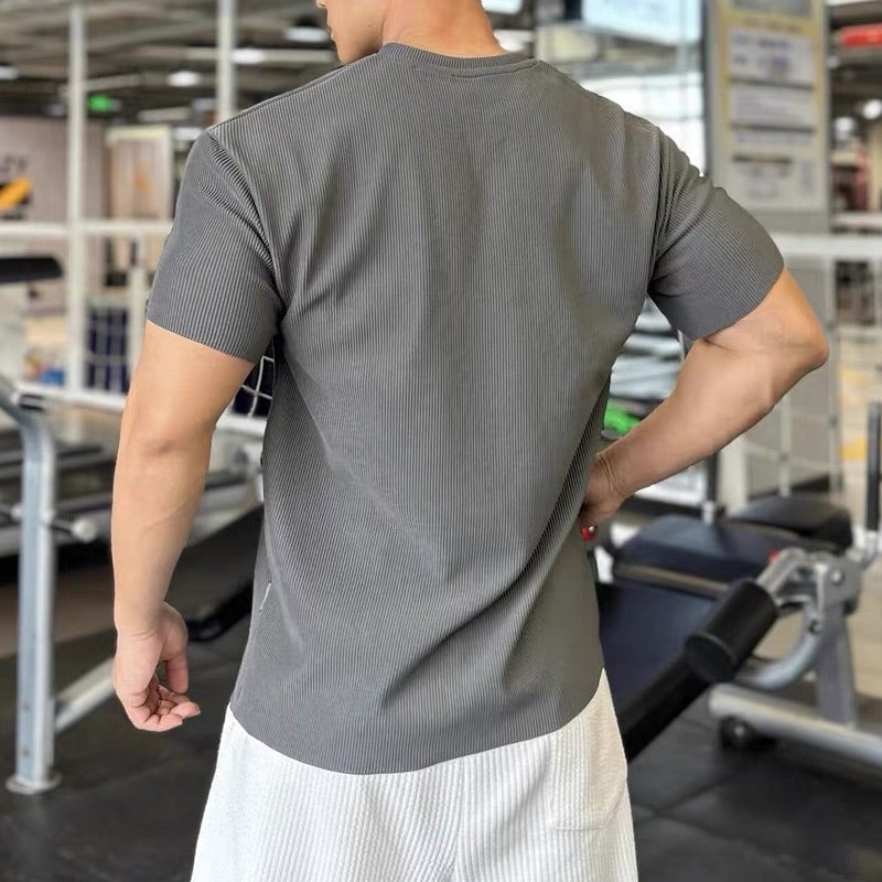 aakip™-Men's V-Neck Short Sleeve Muscle Athletic Workout T-Shirts