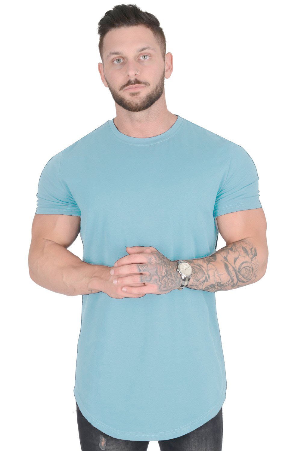 aakip™-ESSENTIAL DROP-CUT T-SHIRT