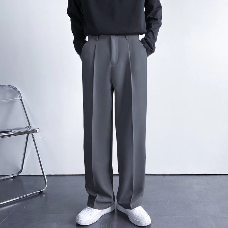 aakip™-SPRING SUMMER ICE SILK STRAIGHT LEG PANTS