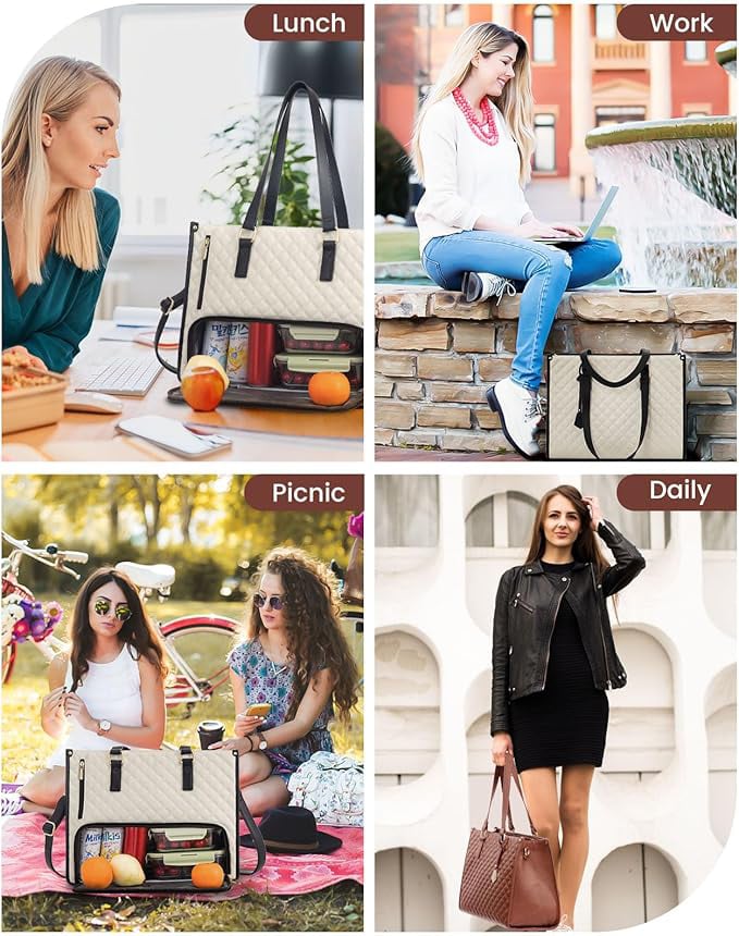 🍱 The Ultimate 2-in-1 Tote Bag – Where Elegance Meets Functionality! 🍽️