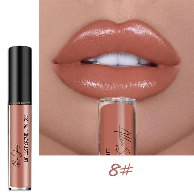 aakip™-12 COLOR WATERPROOF LONG LASTING MOIST LIP GLOSS PLUMPER LIQUID LIPSTICK