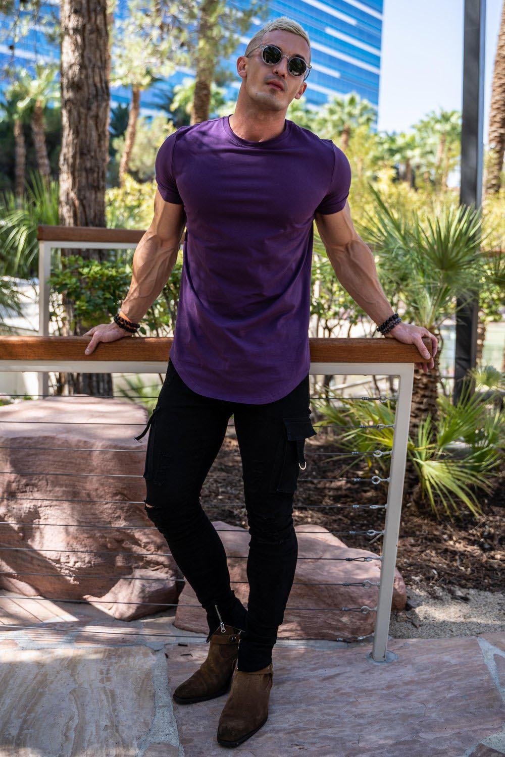 aakip™-ESSENTIAL DROP-CUT T-SHIRT