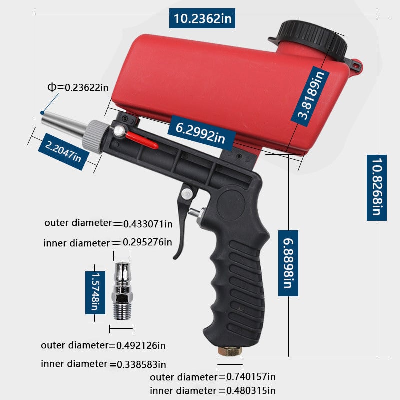 aakip™-Portable Pneumatic Sandblasting Gun