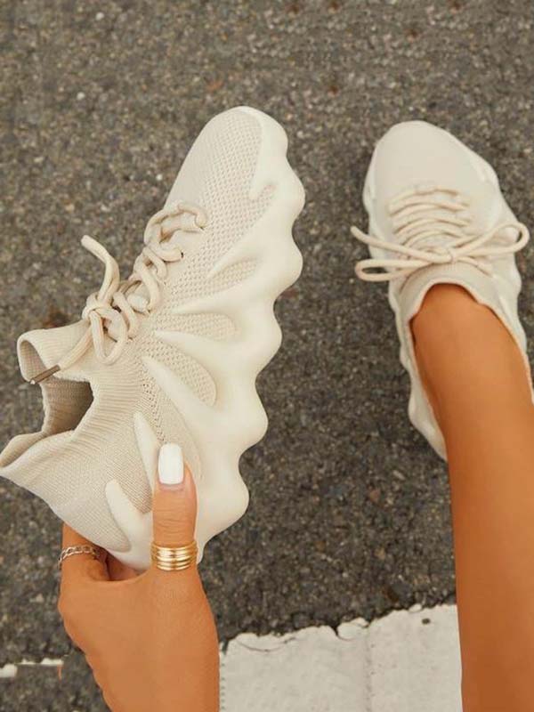 aakip™-Lace-up Knit Breathable Sneakers