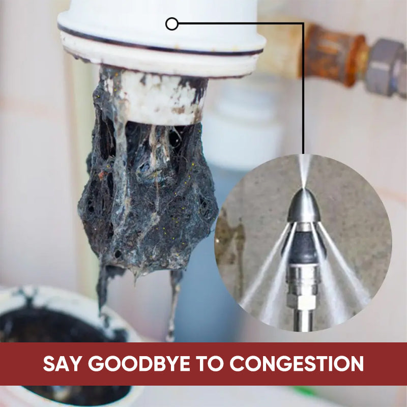 Imsgurus🔥sewer cleaning tool high-pressure nozzle