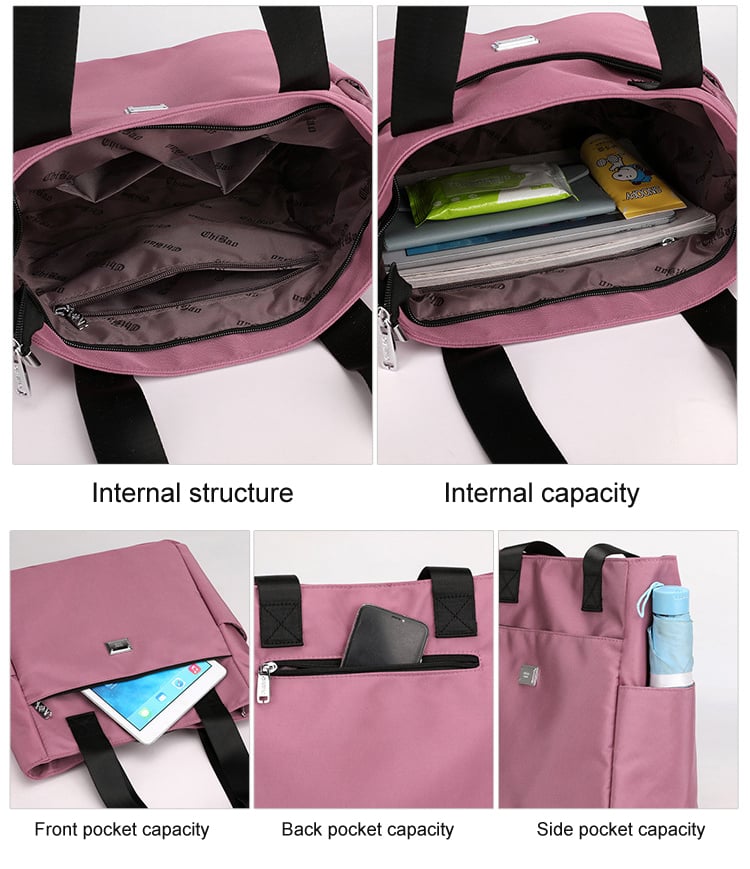 aakip™-⏰Hot Sale-49% OFF🔥2024 Large Capacity Waterproof Multi Pocket Nylon Shoulder Bag👜