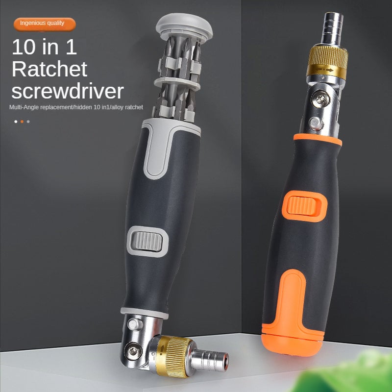 aakip™-10 in 1 Multi-angle ratchet screwdriver Professional tools
