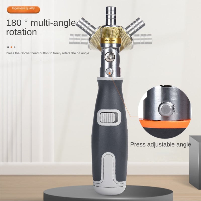 aakip™-10 in 1 Multi-angle ratchet screwdriver Professional tools