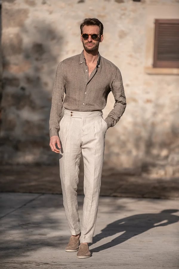 aakip™-Plain Straight Casual Pants For Men