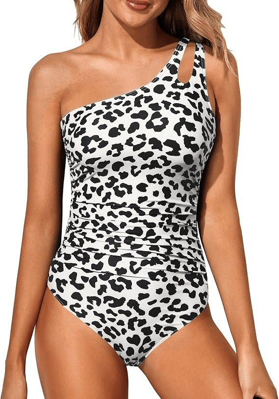 One Shoulder One Piece Swimsuit for Women🔥Buy 2 Save 10% & Free Shipping🔥