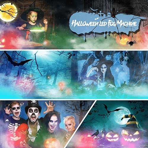 aakip™-🎃12 LED light Ultrasonic Mist Maker Fogger💥Buy 2 Get Extra 10% OFF +Free Shipping💥