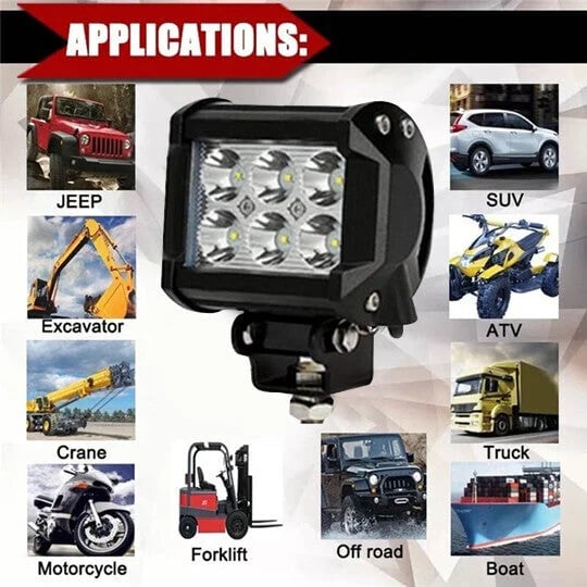 aakip™-3.75” Dual Side Shooter Dual Color Strobe