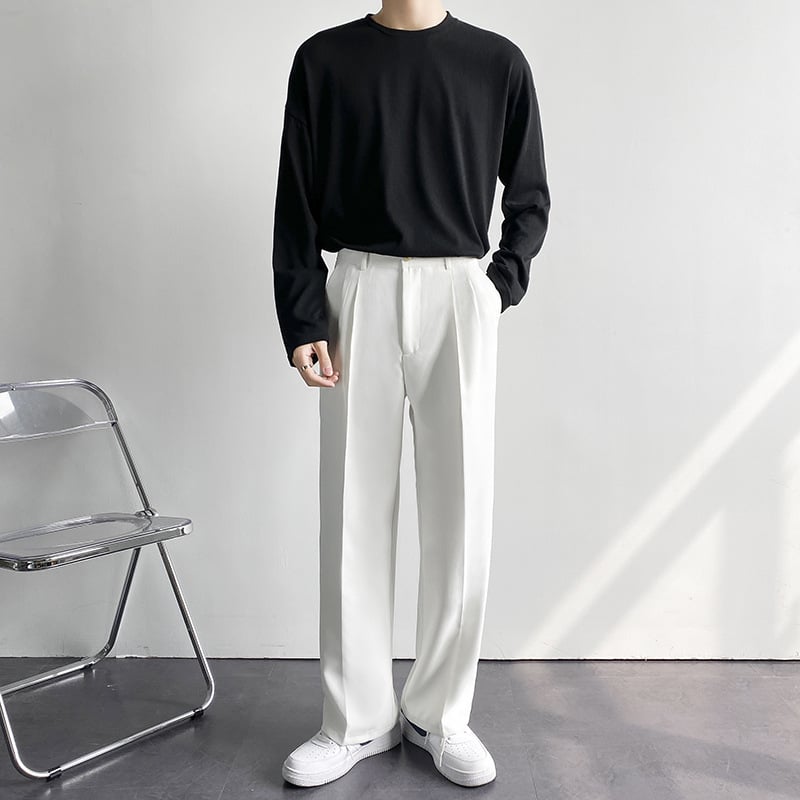 aakip™-SPRING SUMMER ICE SILK STRAIGHT LEG PANTS