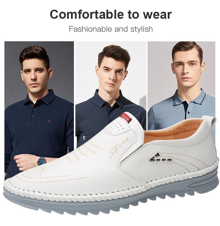 aakip™-2024 spring new leather shoes non-slip business casual men's shoes