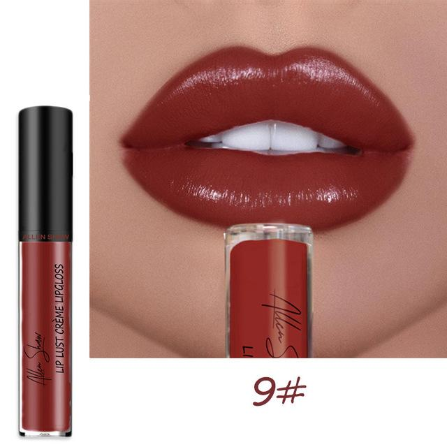 aakip™-12 COLOR WATERPROOF LONG LASTING MOIST LIP GLOSS PLUMPER LIQUID LIPSTICK