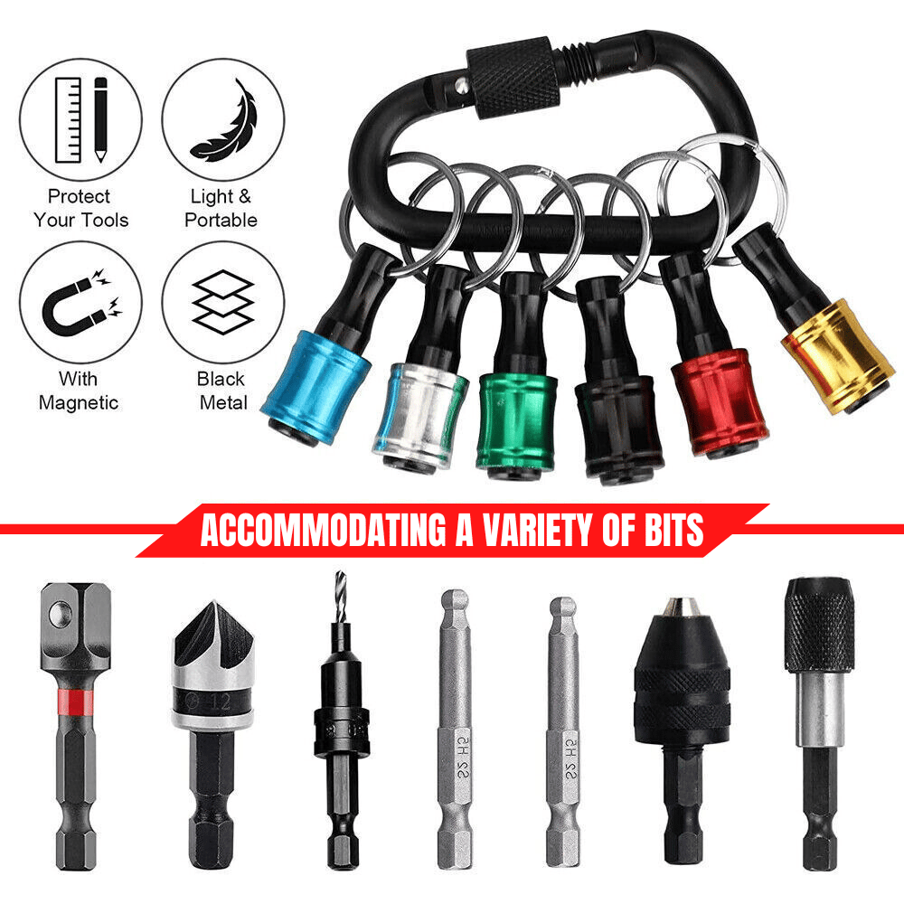 aakip™-🔥1/4" Hexagonal screwdriver head bracket hiking buckle