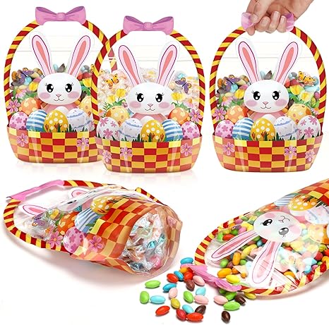 🔥Last Day 50% OFF - Halloween Favor Bags Transparent Pumpkin Sealed Pouches🍬