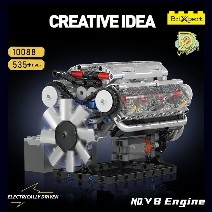 LIMITED EDITION 🚗V8 Car Engine Model Kit